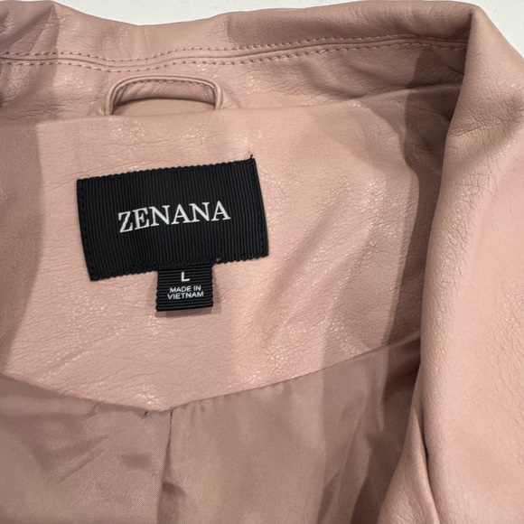 Pink Leather Jacket - Picture 3 of 5